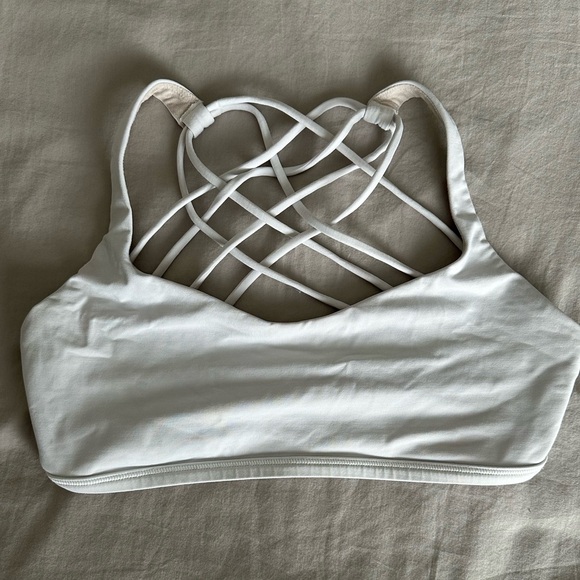 Lululemon Free To Be Bra (Wild) - White - Size 8 - Picture 7 of 11